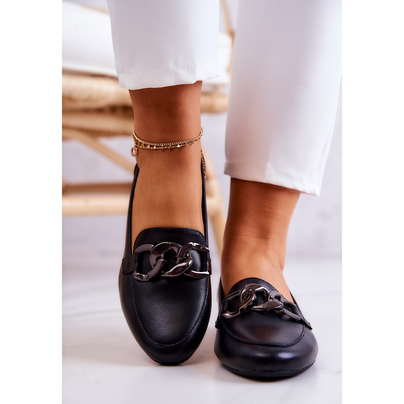 Dame loafers Sergio Leone MK739 Sort 2