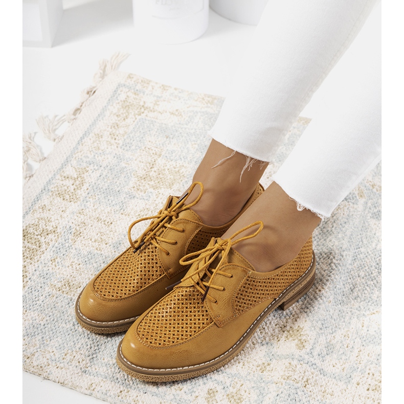 Edda brune gennembrudte oxfords 1