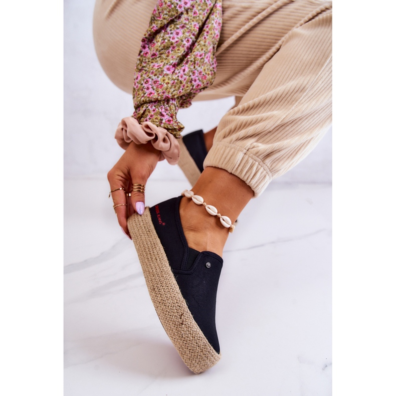 Kvinders Espadriller On The Platform Cross Jeans JJ2R4015C Sort 1