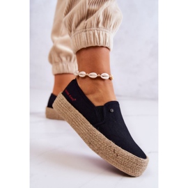 Kvinders Espadriller On The Platform Cross Jeans JJ2R4015C Sort 2