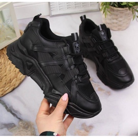 Wedge sneakers Nyheder W EU649A sort 1