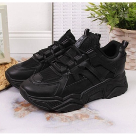 Wedge sneakers Nyheder W EU649A sort 2
