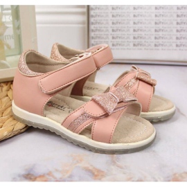 Velcro sandaler S. Barski Jr OLI151B pink lyserød 2