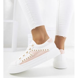 Hvide og lyserøde sneakers fra Udinesi 2