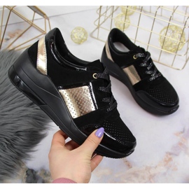 Wedge sneakers S. Barski W OLI162A sort 1