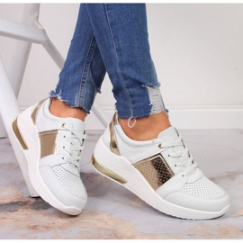 Wedge sneakers S. Barski W OLI162B hvid 2