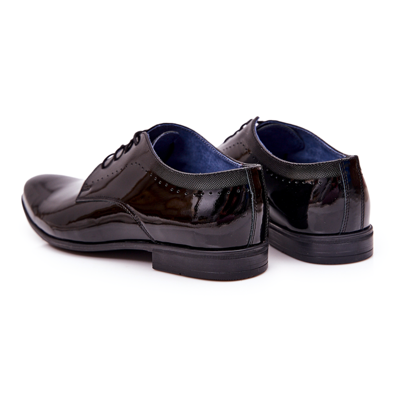 Bednarek Polish Shoes Elegante lakerede lædersko Bednarek 724 Sort 3