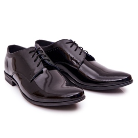 Bednarek Polish Shoes Elegante lakerede lædersko Bednarek 724 Sort 4