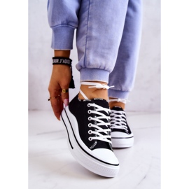 S.Barski Kvinders sorte Menifee-sneakers 1