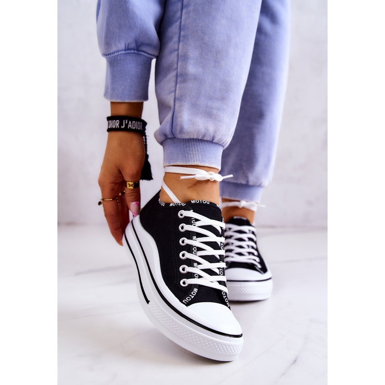 S.Barski Kvinders sorte Menifee-sneakers 1