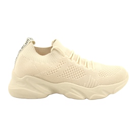 Filippo DTN2184/22 beige sokker. 1