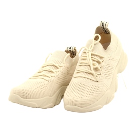 Filippo DTN2184/22 beige sokker. 4