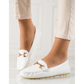 TRENDI Hvide loafers 1