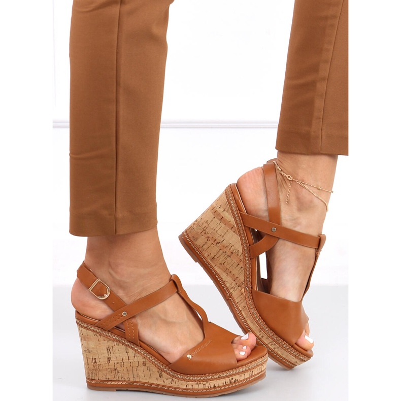 Kilesandaler Nancy Camel brun 1