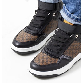 Sorte sneakers fra Emmers brun 1