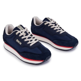 Herresneakers Memory Foam Big Star JJ174296 Marineblå 1