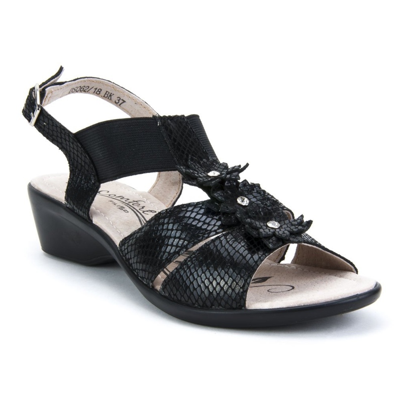 Filippo DS062 / 18 Bk sorte sandaler 1