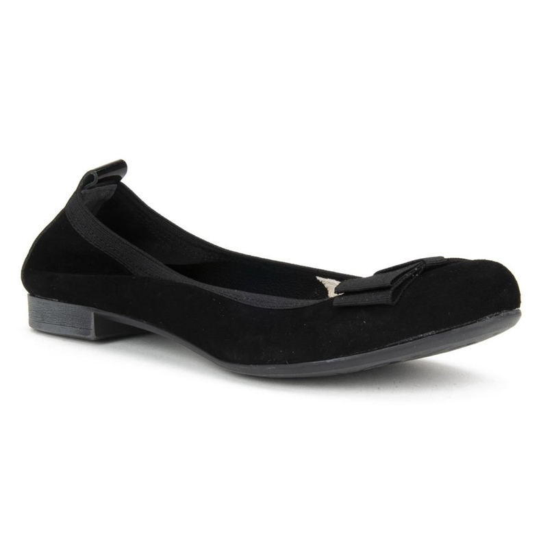 Filippo 480 sort ruskind ballerinaer 1