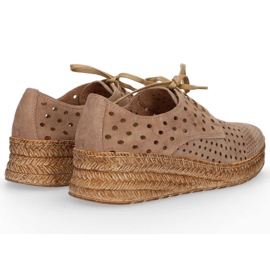 Filippo 20071 Velour Taupe sko brun 2
