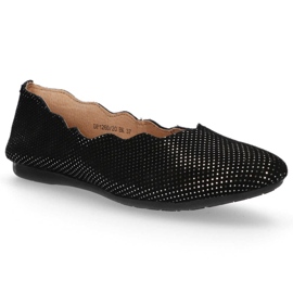 Læderballerinaer Filippo DP1260 / 20 Bk sorte 2