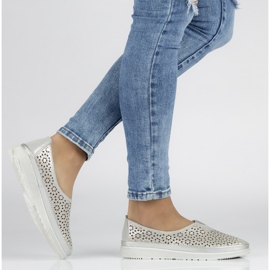 Filippo DP1400 / 20 Si Sølv sko kaki grå grøn 2