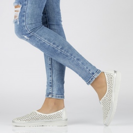 Filippo DP1400 / 20 Wh Hvide sko kaki grøn 2