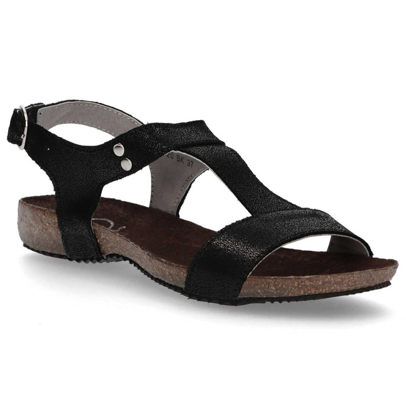 Filippo DS1271 / 20 Bk Sorte sandaler 2