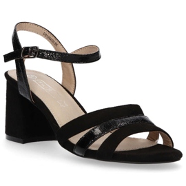 Filippo DS1284 / 20 Bk sorte sandaler 2