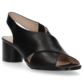 Filippo DS1290 / 20 Bk sorte sandaler 1