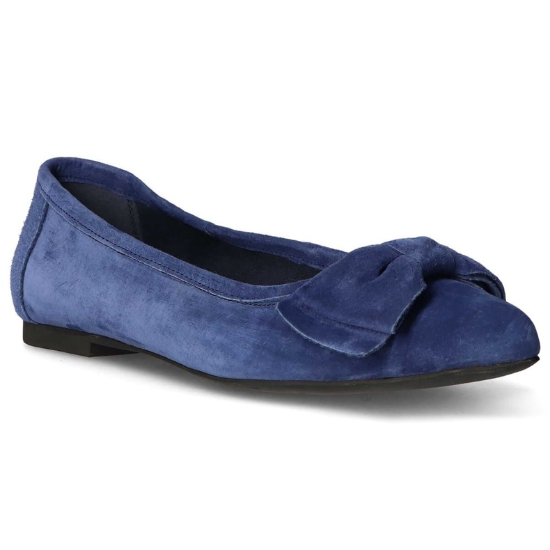 Læderballerinaer Filippo DP1329 / 20 Nv marineblå 2
