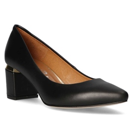 Filippo Premium 2047 Black Lico pumps sort 1