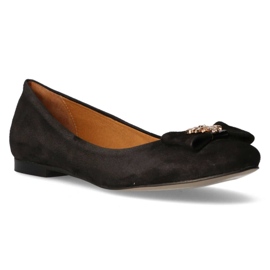 Filippo Premium 2054 sort ruskindsballerina 1