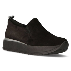 Læder Sneakers Filippo 966 sort 1