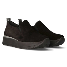 Læder Sneakers Filippo 966 sort 2