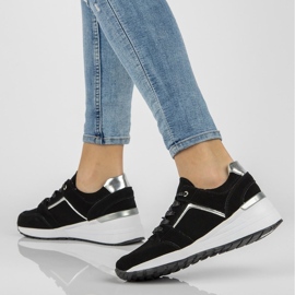 Lædersneakers Filippo DP2003 / 21 Bk sorte 1