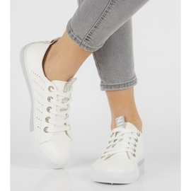 Filippo DP2288 / 21 Wh Gr hvide sneakers 1