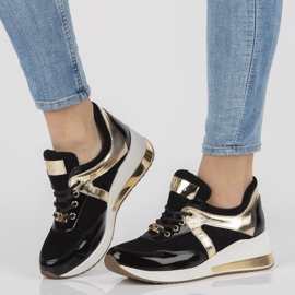 Lædersneakers Filippo 086 sort 1