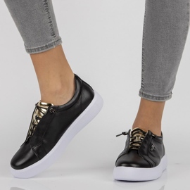 Lædersko Filippo DP2041 / 21 Bk sort 1
