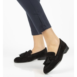 Lædermokkasiner Filippo DP2149 / 21 Bk sort 2