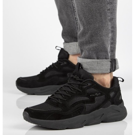 Læder Sneakers Filippo MSP2116 / 21 Bk sort 1