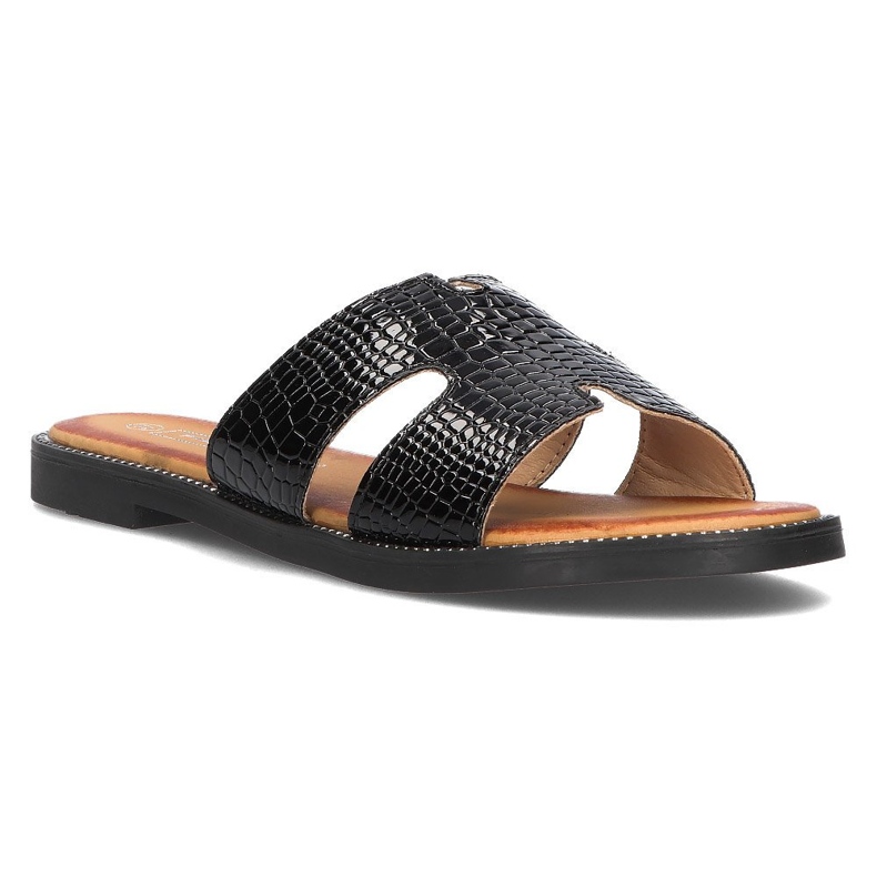 Filippo DK2100 / 21 Bk sorte hjemmesko 2
