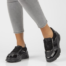 Læder sneakers Filippo DP3178 / 21 Bk sorte 1