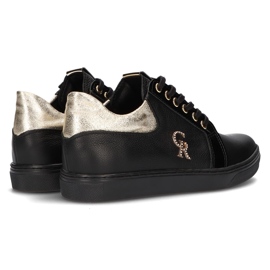 Lædersneakers Filippo 128 sort 2