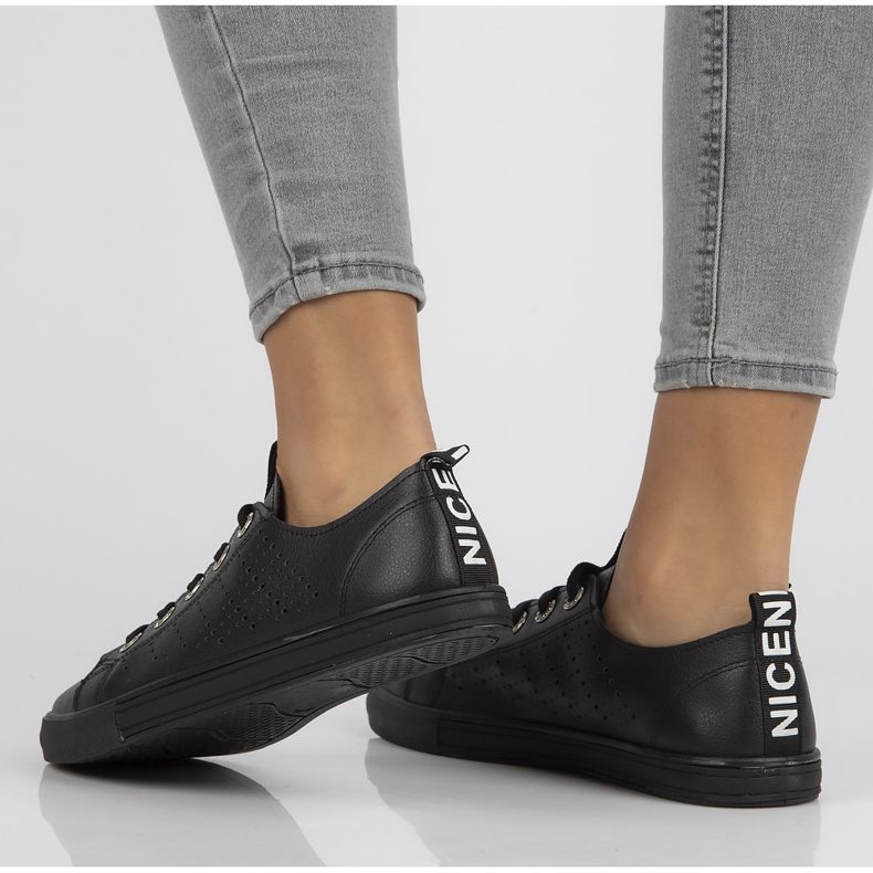 Filippo DP2288 / 21 Bk Bk sorte sneakers 1