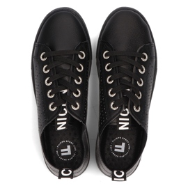Filippo DP2288 / 21 Bk Bk sorte sneakers 2