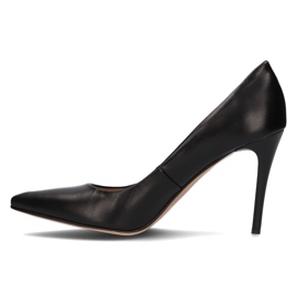 Læder Filippo 956 pumps sort 1