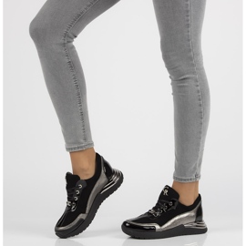 Lædersneakers Filippo 120 sort 1