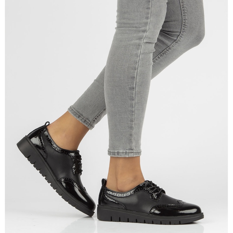 Lædersko Filippo DP3206 / 21 Bk sort 1