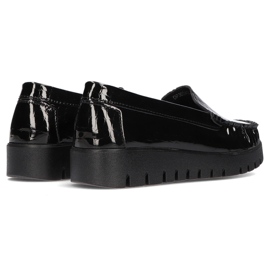 Lædersko Filippo DP3024 / 21 Bk Cr sort 2