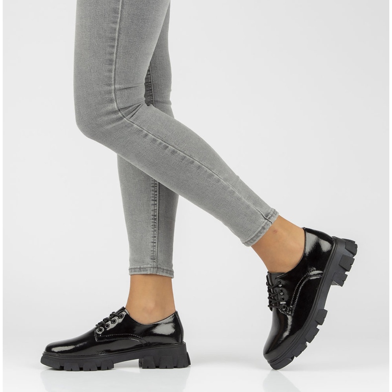 Lædersko Filippo DP3153 / 21 Bk sort 2